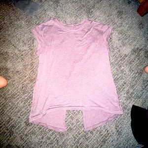 Lululemon open back t-shirt
